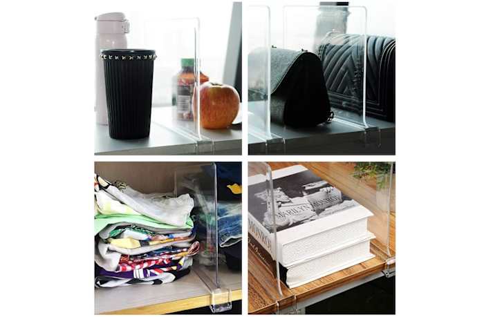 Hmdivor Clear Acrylic Shelf Dividers